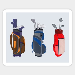 Awesome Golf Bags Magnet